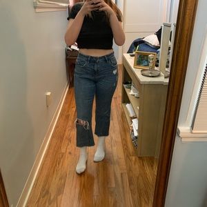 UO BDG Kick Flare High-Rise Crop Jean